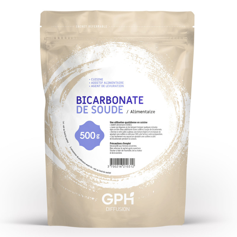 Bicarbonate de soude alimentaire - 500 g