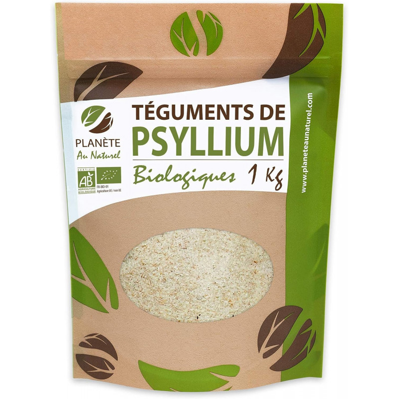 Tégument de Psyllium Blond Bio 1kg - Planète Au Naturel