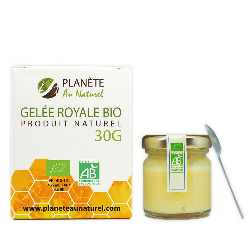 Gelée royale pure, 30g, Gelée royale de haute qualité (lait d'abeille), Livré frais