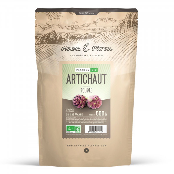 Artichaut Bio (Feuille) - 500gr de poudre