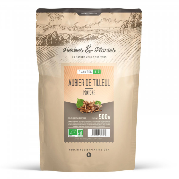 Aubier de Tilleul Bio - 500gr de poudre