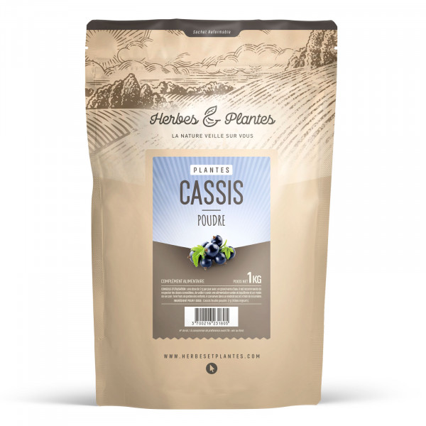 Cassis feuille - 1 Kg de poudre