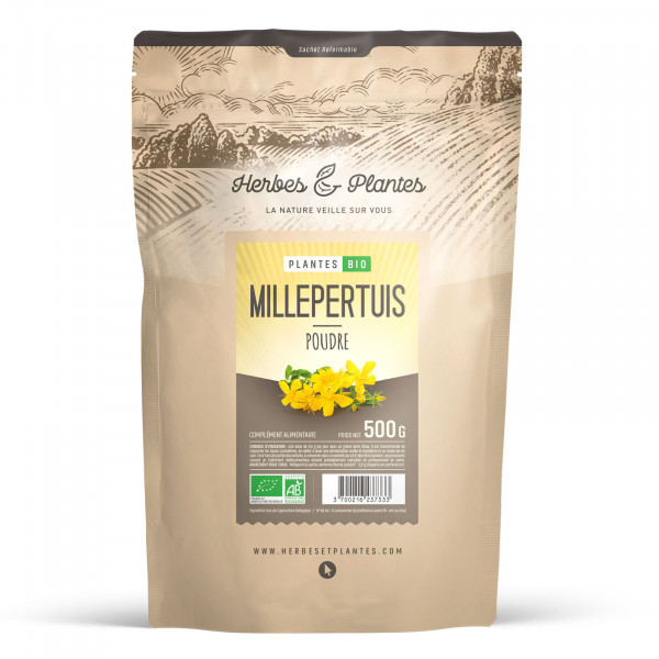 Millepertuis Bio en poudre - 500gr