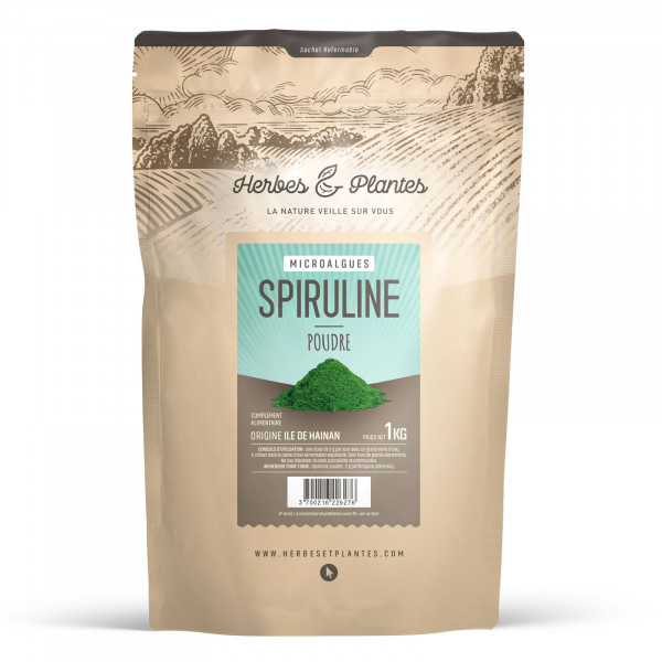 Spiruline - 1 kg de poudre