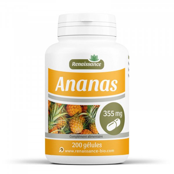 Ananas tige dosés à 600 mg par comprime 