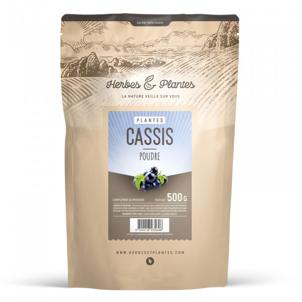 Cassis feuille - 1 Kg de poudre