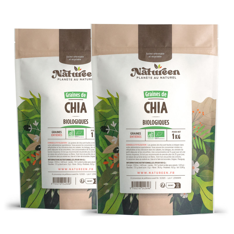 Graines de Chia Bio 2kg - Tonus