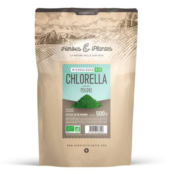 Chlorella Bio - 1 Kg de poudre