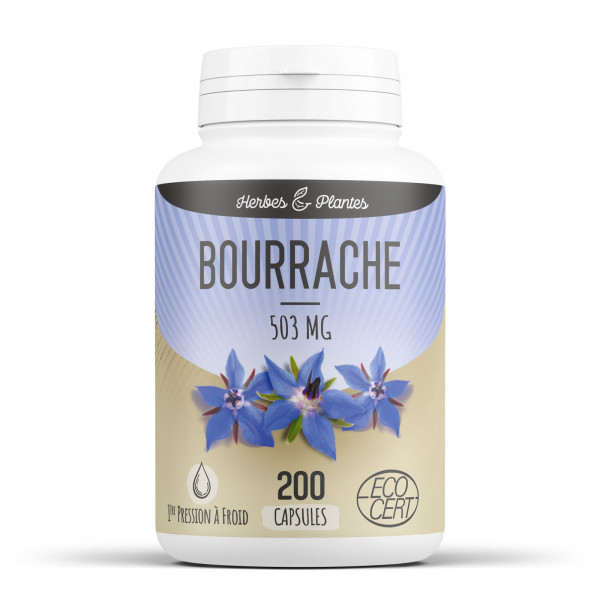 Bourrache Ecocert - 503 mg - 200 capsules