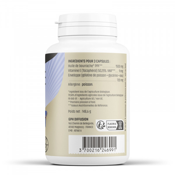 Bourrache Ecocert - 503 mg - 200 capsules