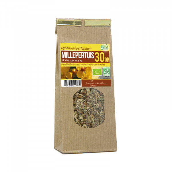 Millepertuis Bio - 30 g - Sommité fleuries coupée