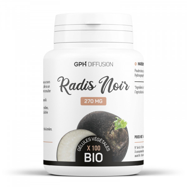 Radis Noir bio - 200 gélules