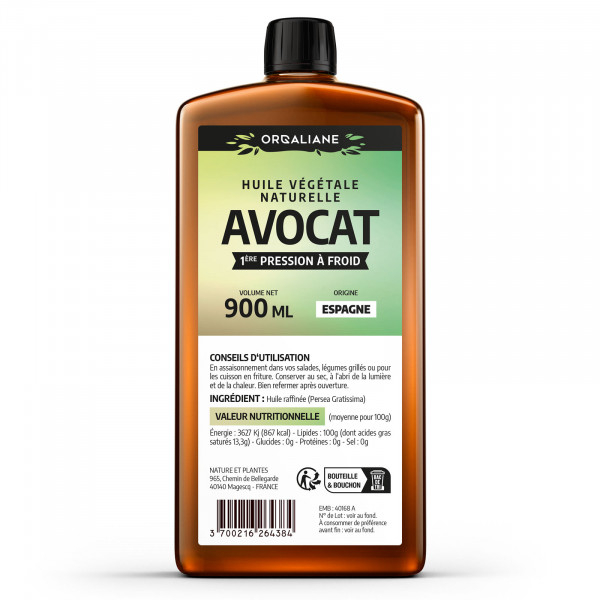 Huile végétale d'Avocat