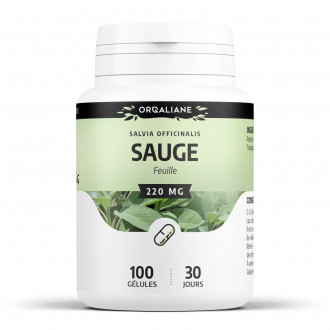 Gélules de Sauge - 220 mg - 200 gélules