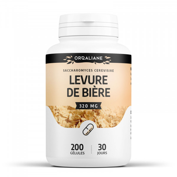 levure de biere 320 mg 200 gélules