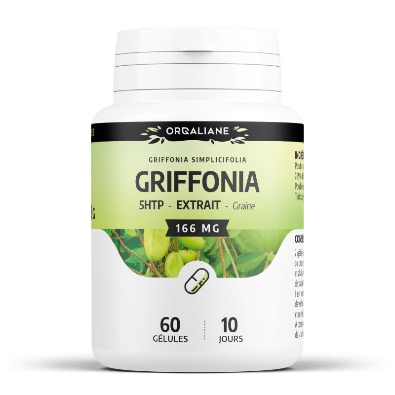 gélules de Griffonia Simplicifolia Extrait 500mg - 5HTP