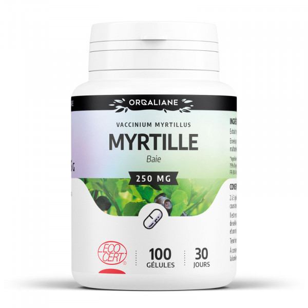 Baie de Myrtille bio - 200 gélules