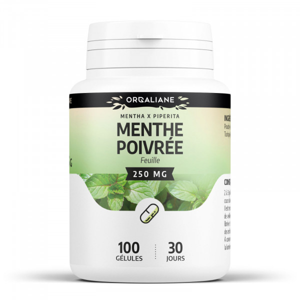 Menthe Poivrée - 250 mg - 200 gélules