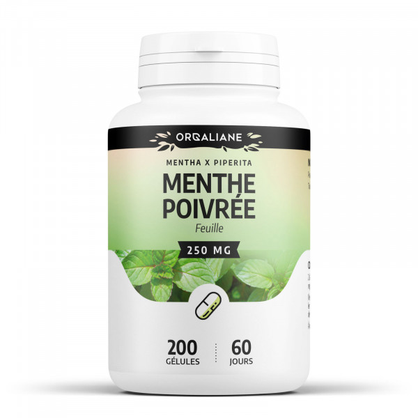 Menthe Poivrée - 250 mg - 200 gélules