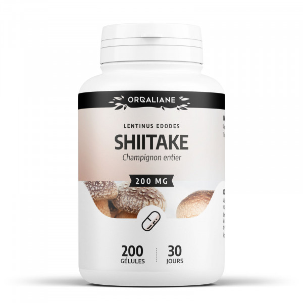 Shiitake - 200 mg - 100 gélules
