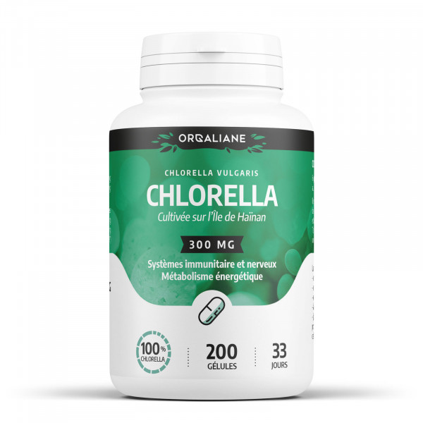 Chlorella - 200 gélules à 300 mg