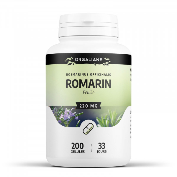 Romarin - 200 gélules à 220 mg