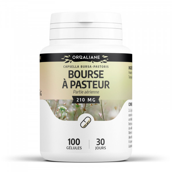 Bourse à pasteur 210 mg - Gélules