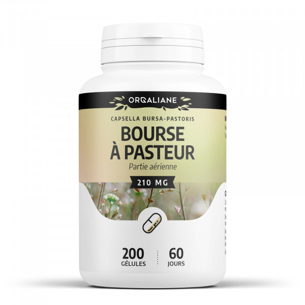 Bourse à pasteur 210 mg - Gélules