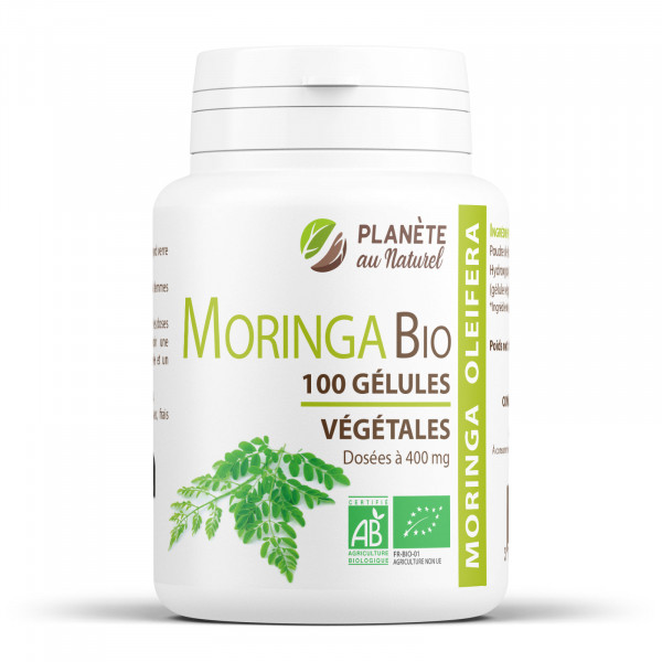 Moringa Oleifera Bio - 400mg - 200 gélules végétales