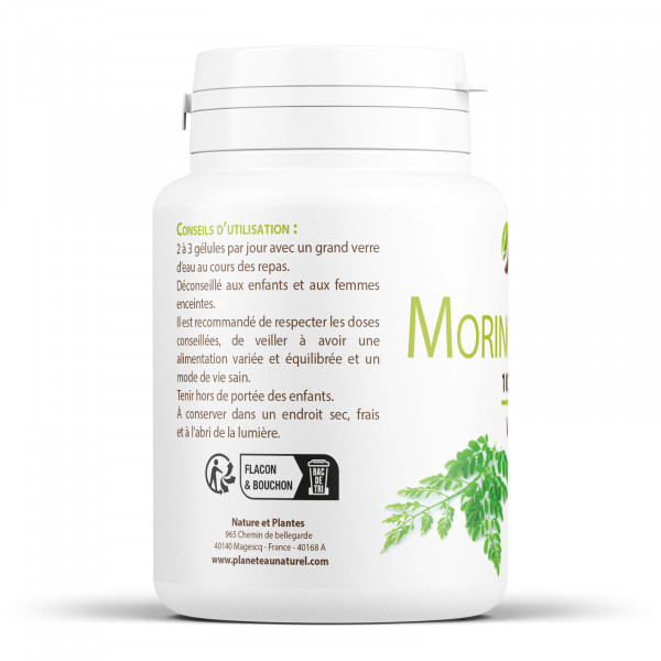 Moringa Oleifera Bio - 400mg - 200 gélules végétales