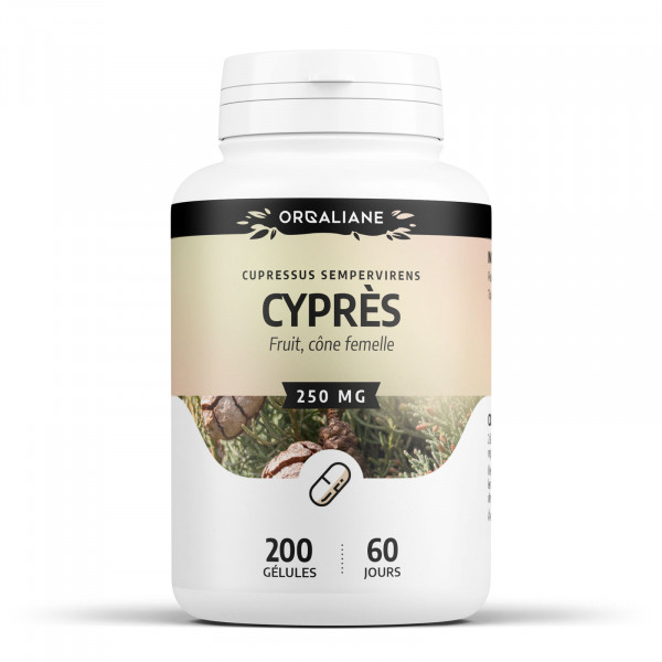 Cyprès 250 mg - Gélules