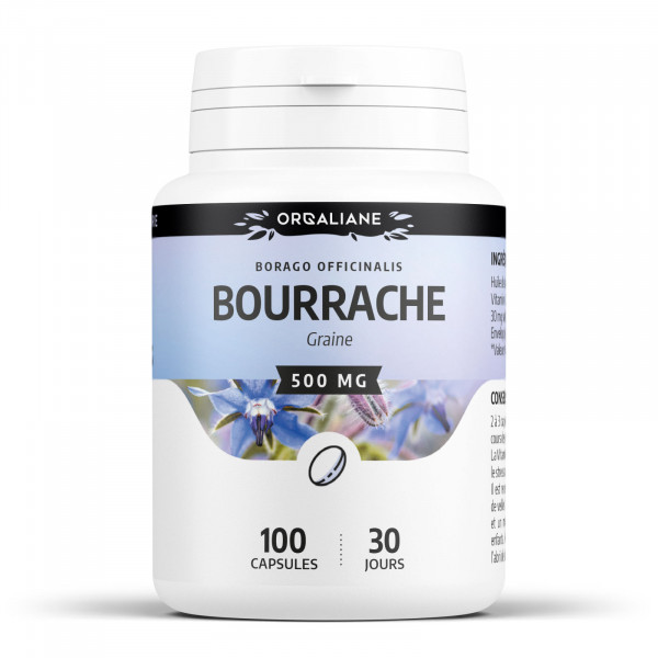 Bourrache 500 mg - capsules