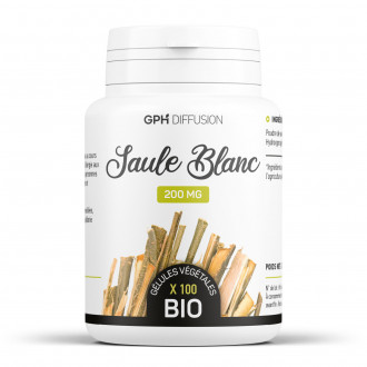 Saule Blanc écorce biologique 200 mg