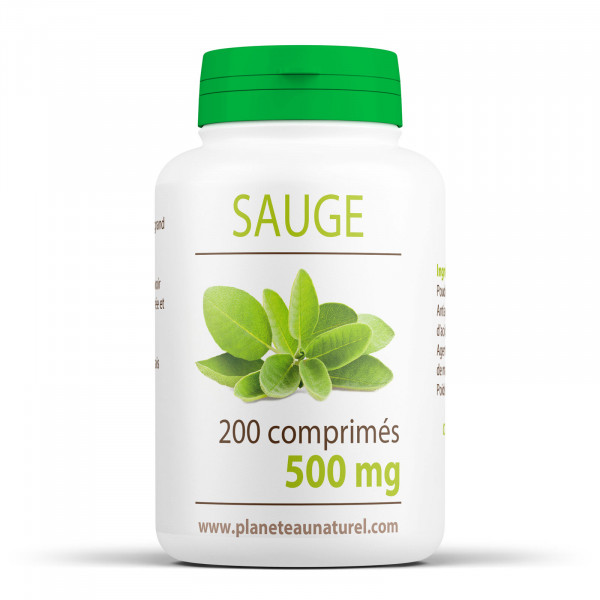 Sauge - 500 mg - 200 comprimés