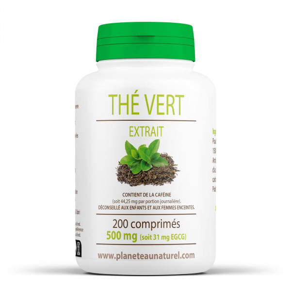 Thé Vert - 500 mg - 200 comprimés