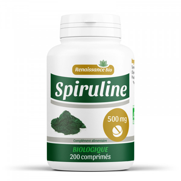 Spiruline - 500mg - 200 comprimés