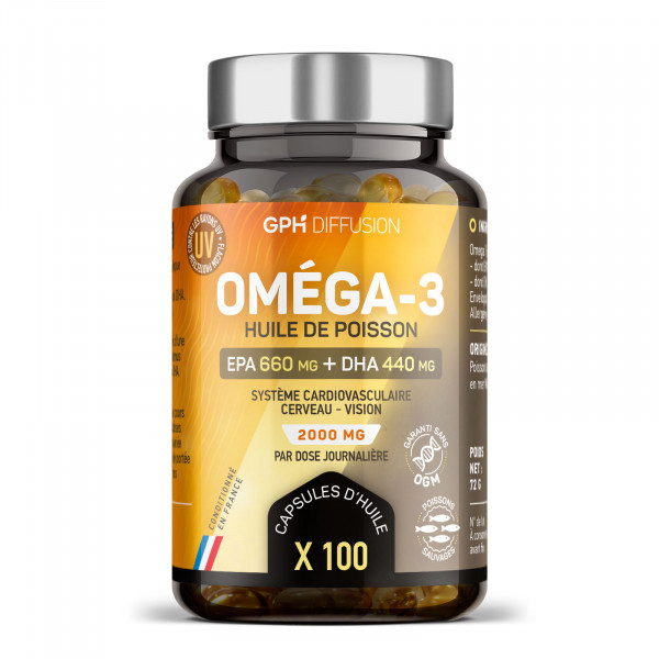 Oméga 3 - 500 mg - 200 capsules