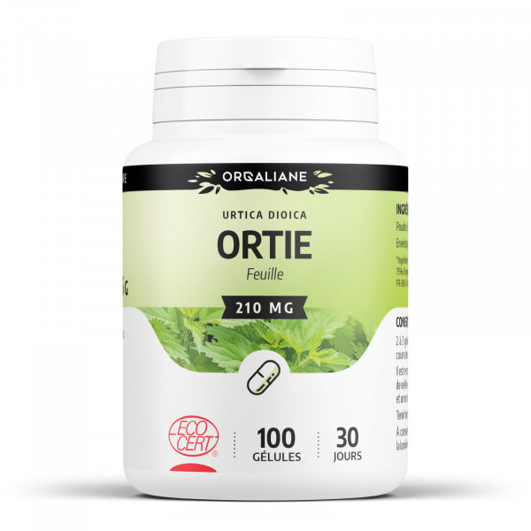 Ortie Bio (Feuille) - 200 gélules - 210mg