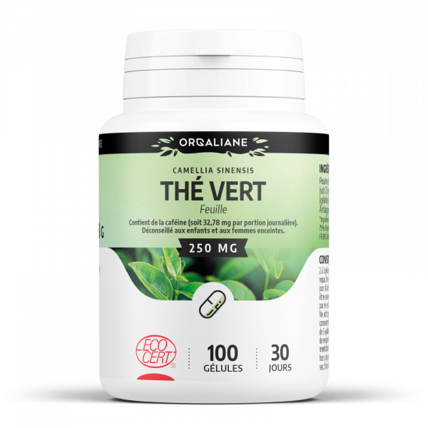 Thé Vert 250mg - Gélules ecocert