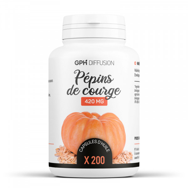 Huile de Pépins de Courge - 200 capsules