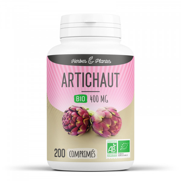 Artichaut Bio - 400 mg - 200 comprimés - Herbes & Plantes