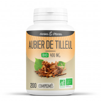 Aubier de Tilleul Bio - 400 mg - 200 comprimés - Herbes & Plantes
