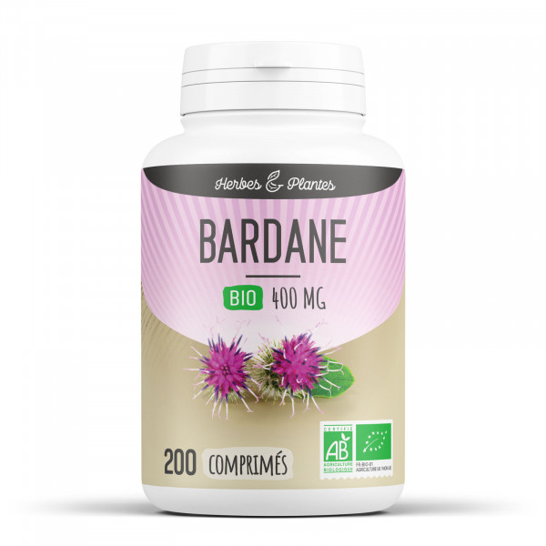 Bardane Bio - 400 mg - 200 comprimés - Herbes & Plantes