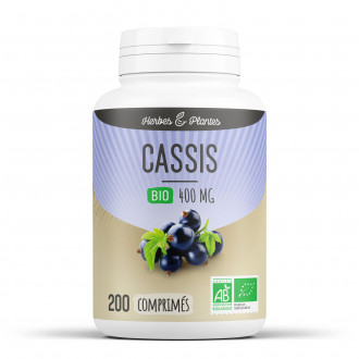Cassis Bio - 400 mg - 200 comprimés - Herbes & Plantes