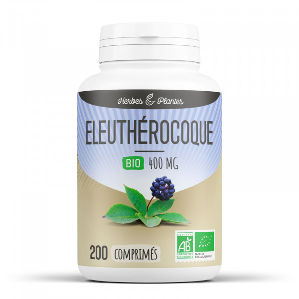 Eleuthérocoque Bio - 400 mg - 200 comprimés - H&P