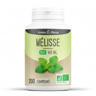 Mélisse Bio - 400 mg - 200 comprimés - H&P