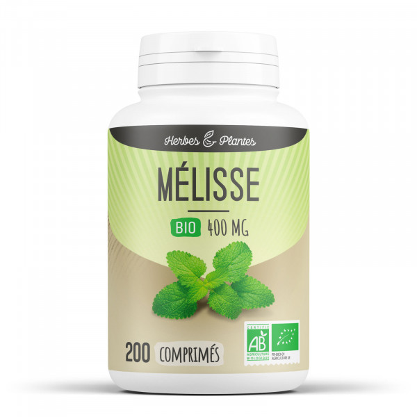 Mélisse Bio - 400 mg - 200 comprimés - H&P