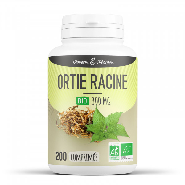 Ortie racine Bio - 300 mg - 200 comprimés - H&P