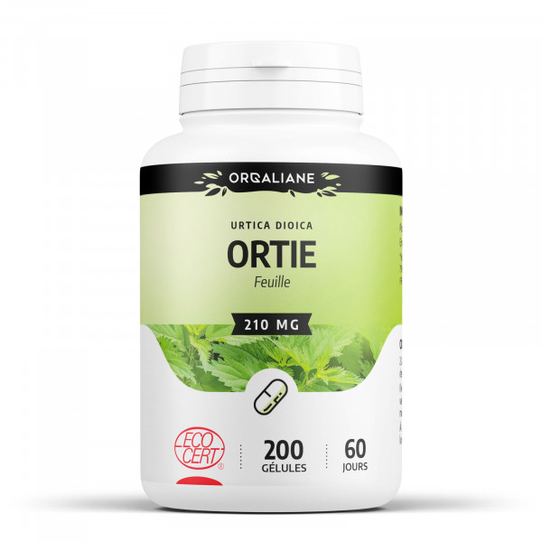 Ortie Bio (Feuille) - 200 gélules - 210mg