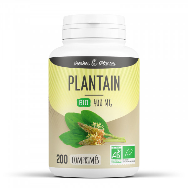 Plantain Bio - 400 mg - 200 comprimés - H&P